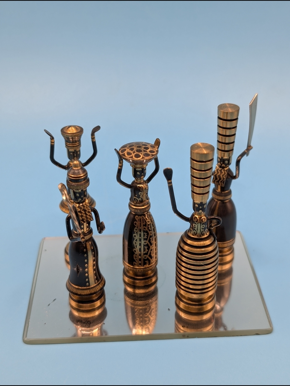Vintage Hans Teppich Biblical Brass Figurines